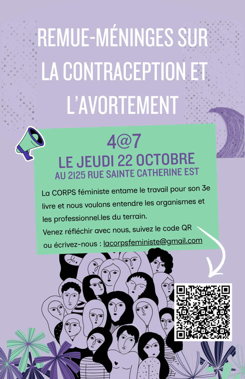 Invitation 22 octobre 2026 avec La CORPS féministe